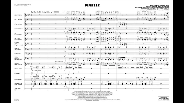Finesse arranged by Matt Conaway