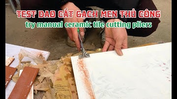 Test dao cắt gạch bằng tay thủ công mua trên lazada | manual brick cutting knives