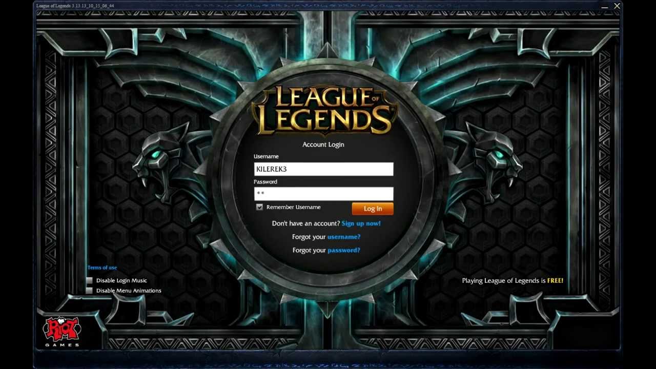 League of Legends PreSeason 4 Login Screen - YouTube