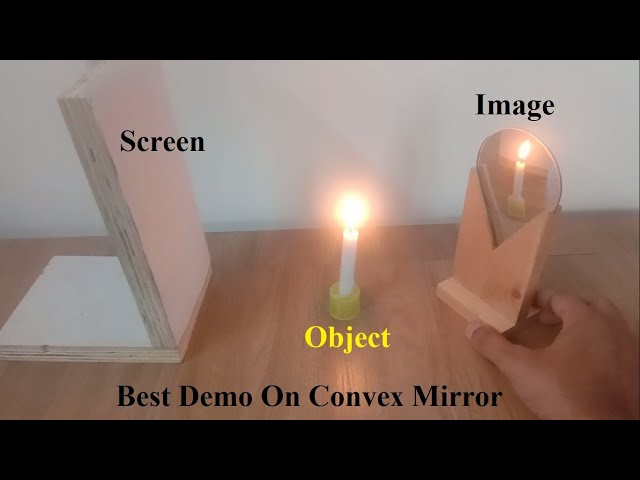 Hindi | Best Demo on Convex mirror Image formation  | Class 7-12 | Physics Demo