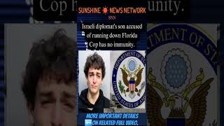 Breaking News: Israeli Diplomat's Son Denied Immunity #shorts
