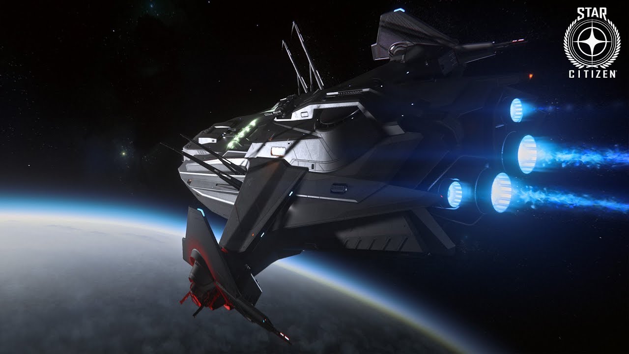 Download wallpaper Star Citizen, space ship, Carrack, section games in  resolution 2560x1440