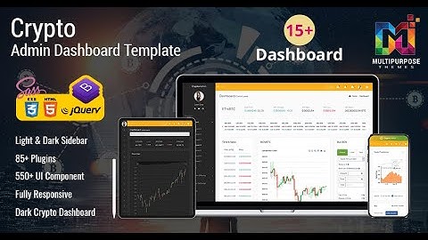 Cryptocurrency Dashboard Bootstrap 5 Admin Template with Dark RTL Theme