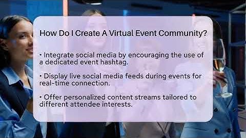 How Do I Create A Virtual Event Community? - Everyday-Networking