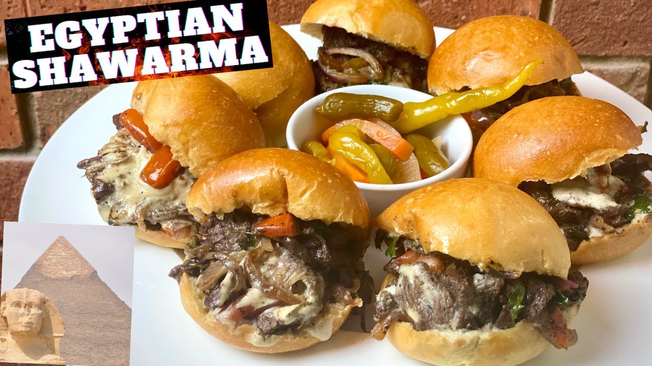 Egyptian Style Beef Shawarma Sandwich Recipe at the Comfort of Your