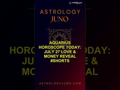 Aquarius Horoscope Today: July 27 Love & Money Reveal #Shorts