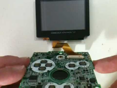 How to fix Nintendo Game Boy Advance Sp GBA light frontlit not working