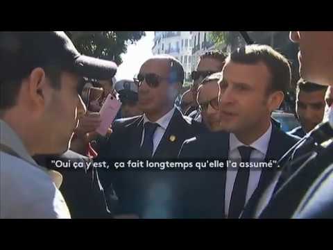 Macron Tacle Un Algérien Sur La Colonisation !