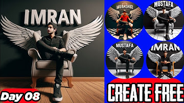 How to create 3D AI Attitude boy+girl Images | bing image creator tutorial