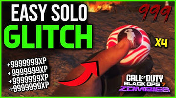 *NEW* SOLO UNLIMITED XP GLITCH BO7! INFINITE AMMO ITS BACK EASY CAMO GLITCH DO ASAP ZOMBIES GLITCH!