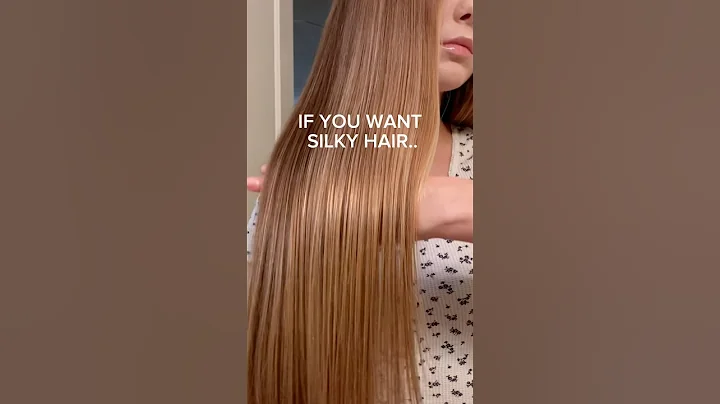 Silky & healthy hair tips in the comments 🤍#haircare #healthyhair