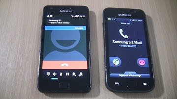 Incoming call & Outgoing call at the Same Samsung S2 CyanogenMod+S1 black