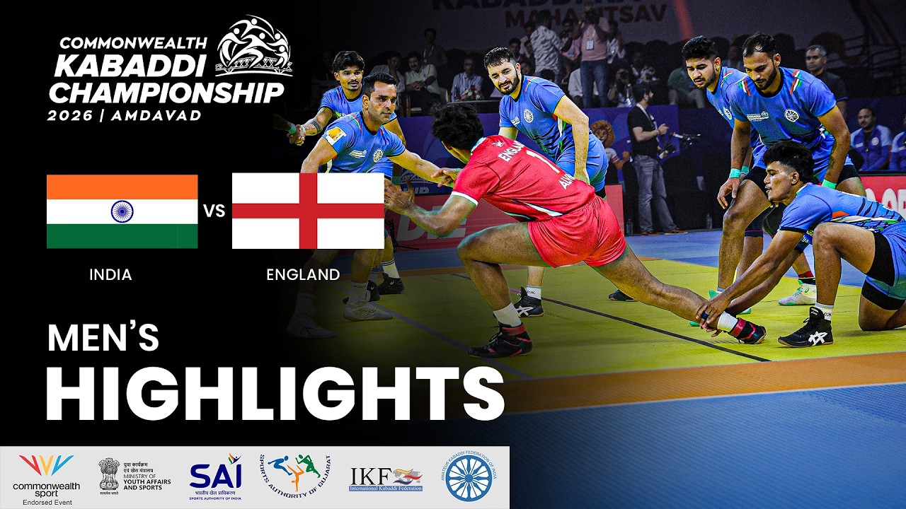 India vs England | Men | Match Highlights | Commonwealth Kabaddi Championship 2026 #CWKC