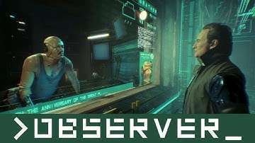 The Observer | Blind Playthrough | Part 1 [Cyberpunk Horror]