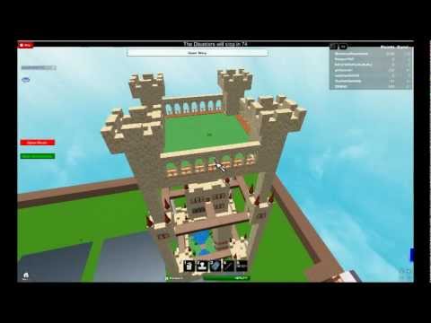 Castle Built On Build To Survive The Disasters Roblox Youtube - build to survive disasters roblox