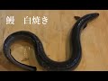 【鰻】ウナギの裂き方　白焼きの手順　肝吸いの作り方