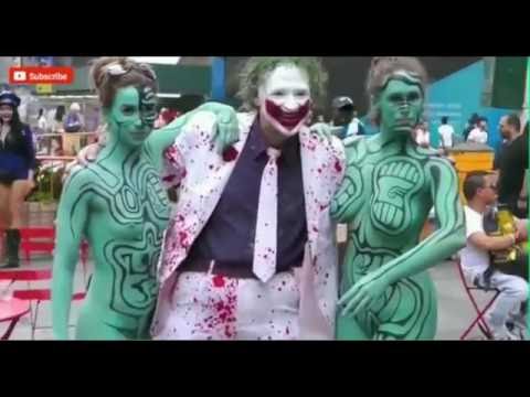 Amazing body painting secret story _ body painting with mia