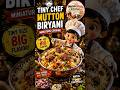 Tiny Chef Makes Miniature Mutton Biryani 🥘 | NanoNibble Kitchen #Shorts #viral #minicooking