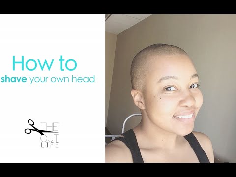 how to shave my own head with clippers