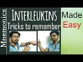 Interleukin mnemonics tricks to remember