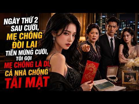 NGÀY THỨ 2 SAU CƯỚI, MẸ CHỒNG ĐÒI LẠI TIỀN MỪNG CƯỚI, TÔI GỌI MẸ CHỒNG LÀ DÌ, CẢ NHÀ CHỒNG TÁI MẶT