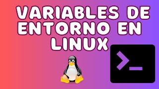 COMO CONFIGURAR VARIABLES DE ENTORNO EN LINUX