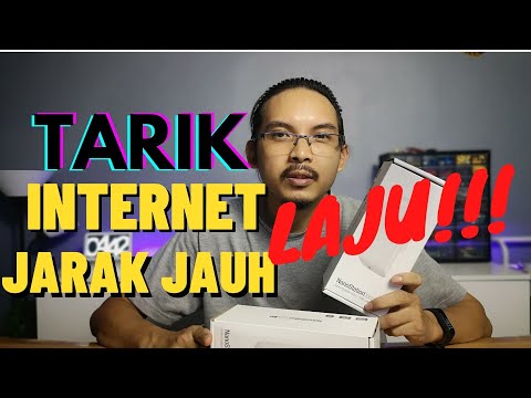 Tarik Kongsi Extend Internet Wi-Fi Laju Jarak Jauh dengan Point to Point (PTP) Wifi 5Ghz