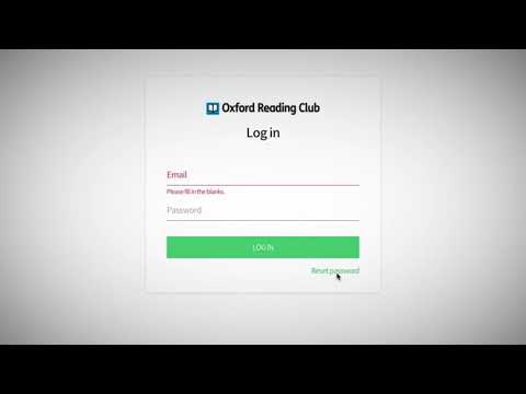 2. How to sign in to the Oxford Reading Club Learning Management System