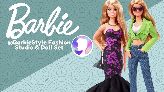 Prontíssima pro lançamento de Barbie o filme! Fiz o vestido que a