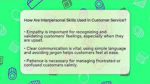 How Are Interpersonal Skills Used In Customer Service? - The Personal Growth Path