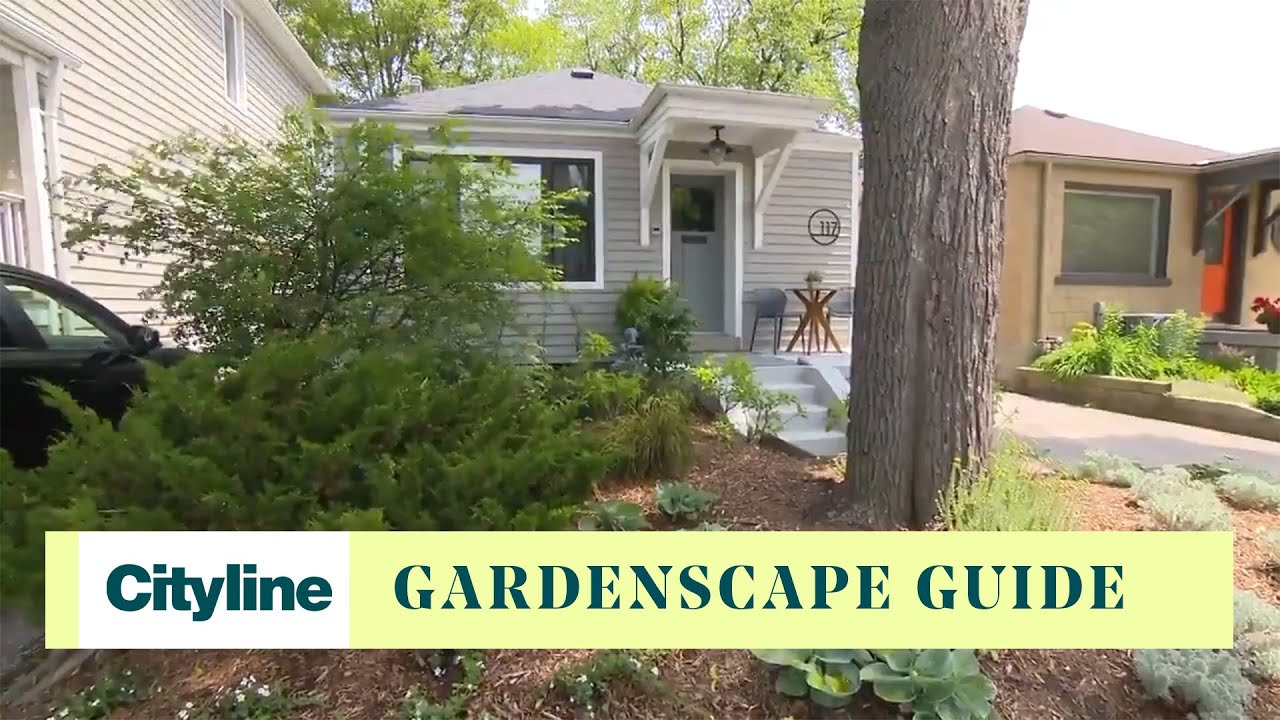 A basic guide for creating a beautiful front yard gardenscape - YouTube