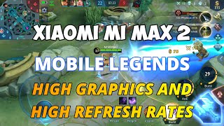 Mobile Legends in Xiaomi Mi Max 2
