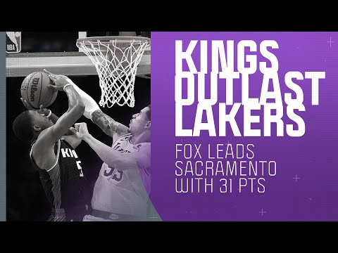 De'Aaron Fox, team defense powers Kings past Lakers, Sacramento wins 116-111 | NBC Sports Bay Area