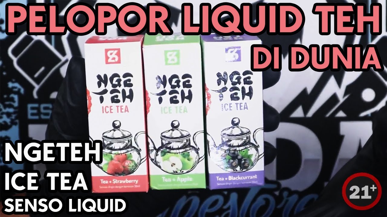 PELOPOR LIQUID TEH PERTAMA | NGE TEH ICE TEA Series V2 by SENSO Liquid