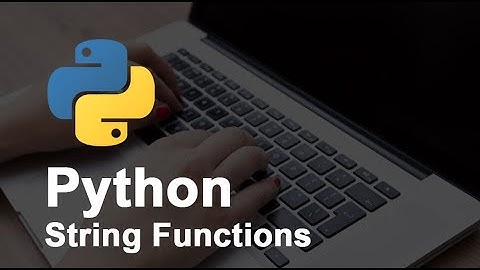 Python series session 13( String Function part 2)
