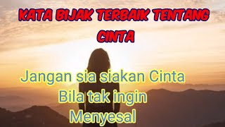 jangan sia siakan orang yang tulus mencintaimu story wa | life quotes