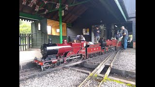 Visiting Lms Compound Royal Scot Test Running At Eastleigh Lakeside Railway - 23 09 2022