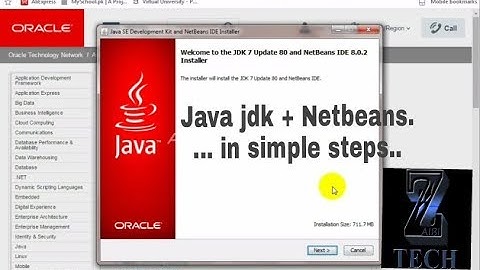 How to download and install java jdk + Netbeans in windows 7/8/10 (32/64 bit) [Urdu/Hindi]