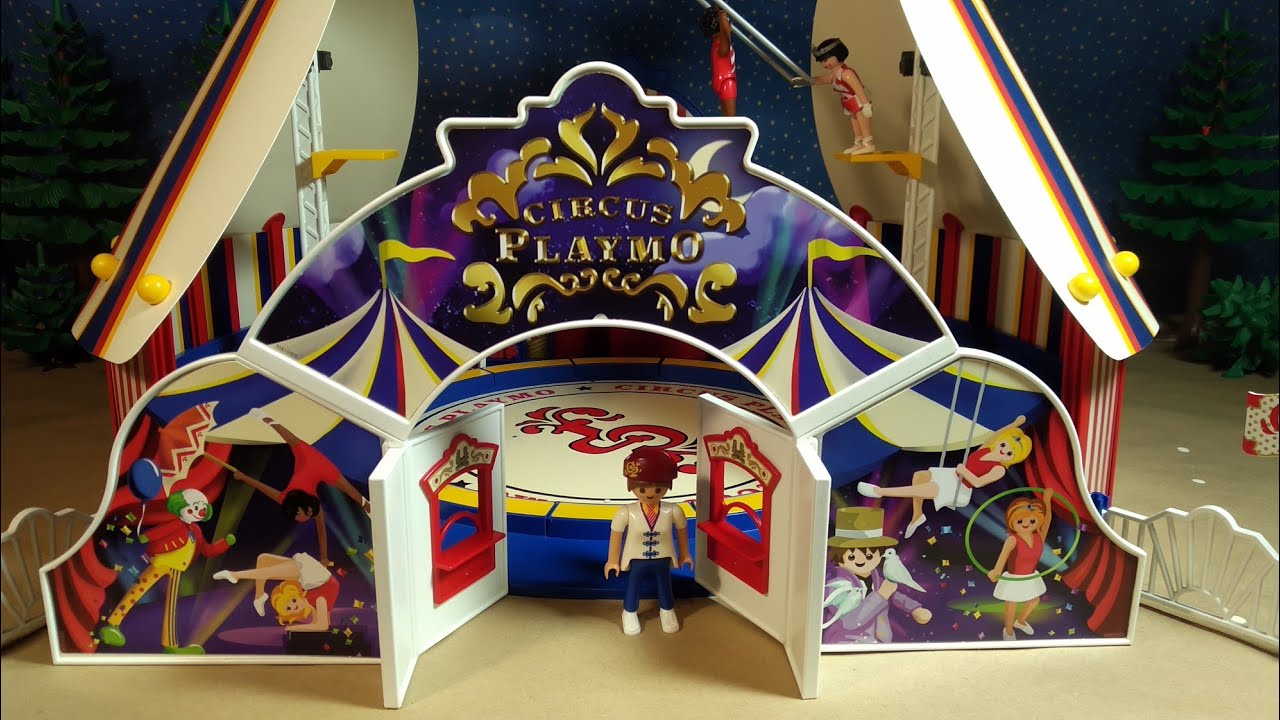 UNBOXING. Circo Playmobil.   Habia una vez un circo....