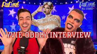 DRAG RACE YVIE ODDLY INTERVIEW (drag race tea, drag race winners and their new book)