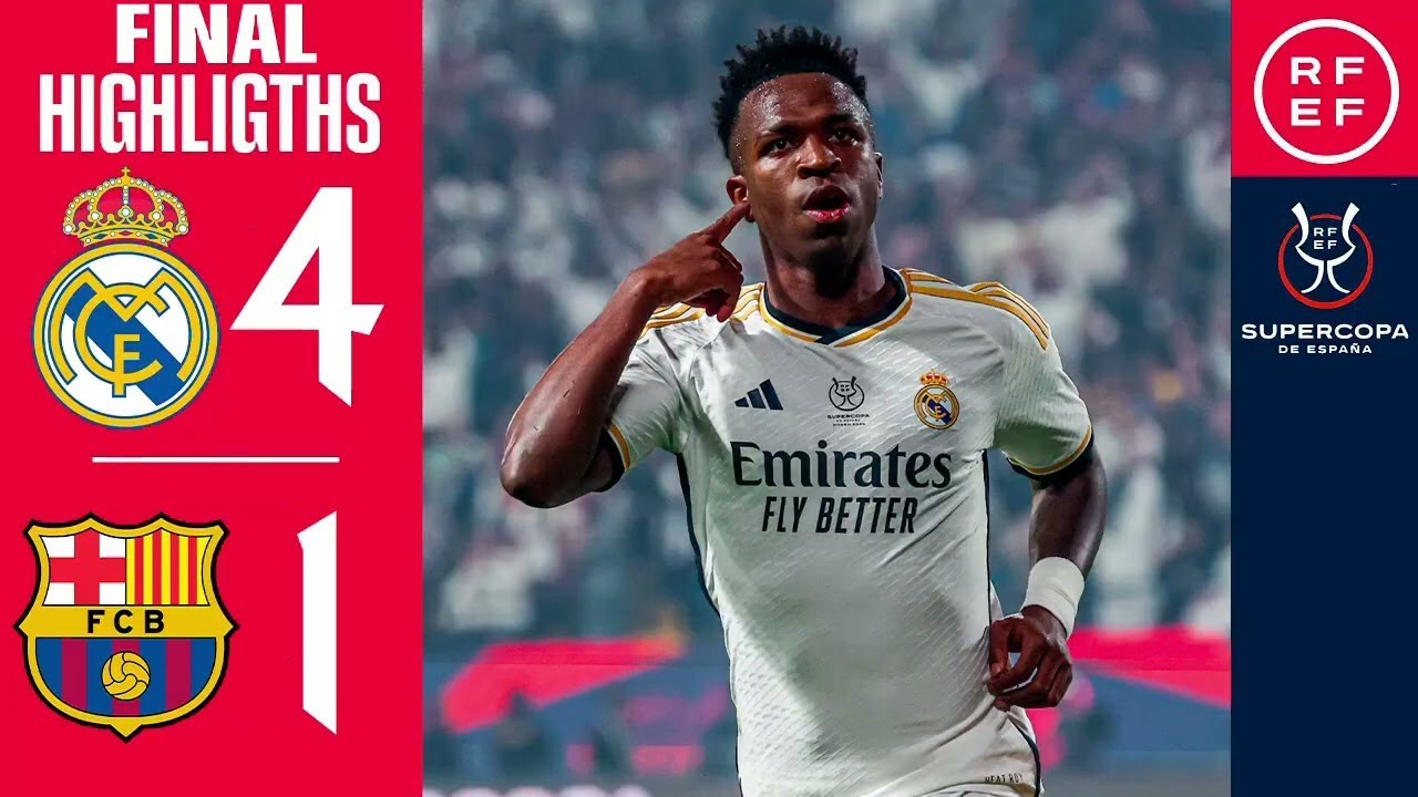 Real Madrid vs. FC Barcelona 41 Highlights FINAL Spanish Super Cup