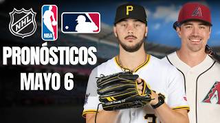 🔥🏀🏒⚾ PRONÓSTICOS NBA, NHL Y MLB | 6 DE MAYO | PLAYOFFS Y PICKS GRATIS 🏀🏒⚾🔥