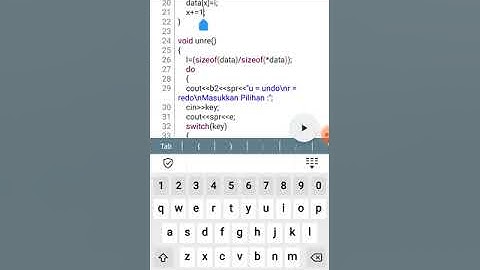Program undo redo input data using stack C++