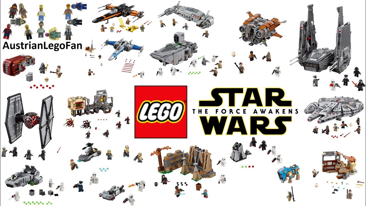 All Lego Star Wars Force Awakens Sets 