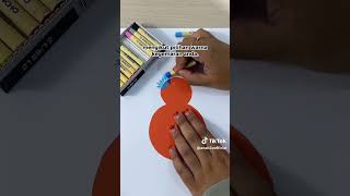 Jom Buat Orang Salji Lucu Menggunakan Krayon | Aktiviti Seronok untuk Kanak-kanak!