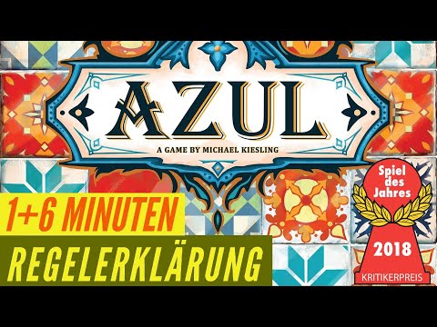 Azul Regeln Anleitung Regelerklärung - Spiel des Jahres 2018