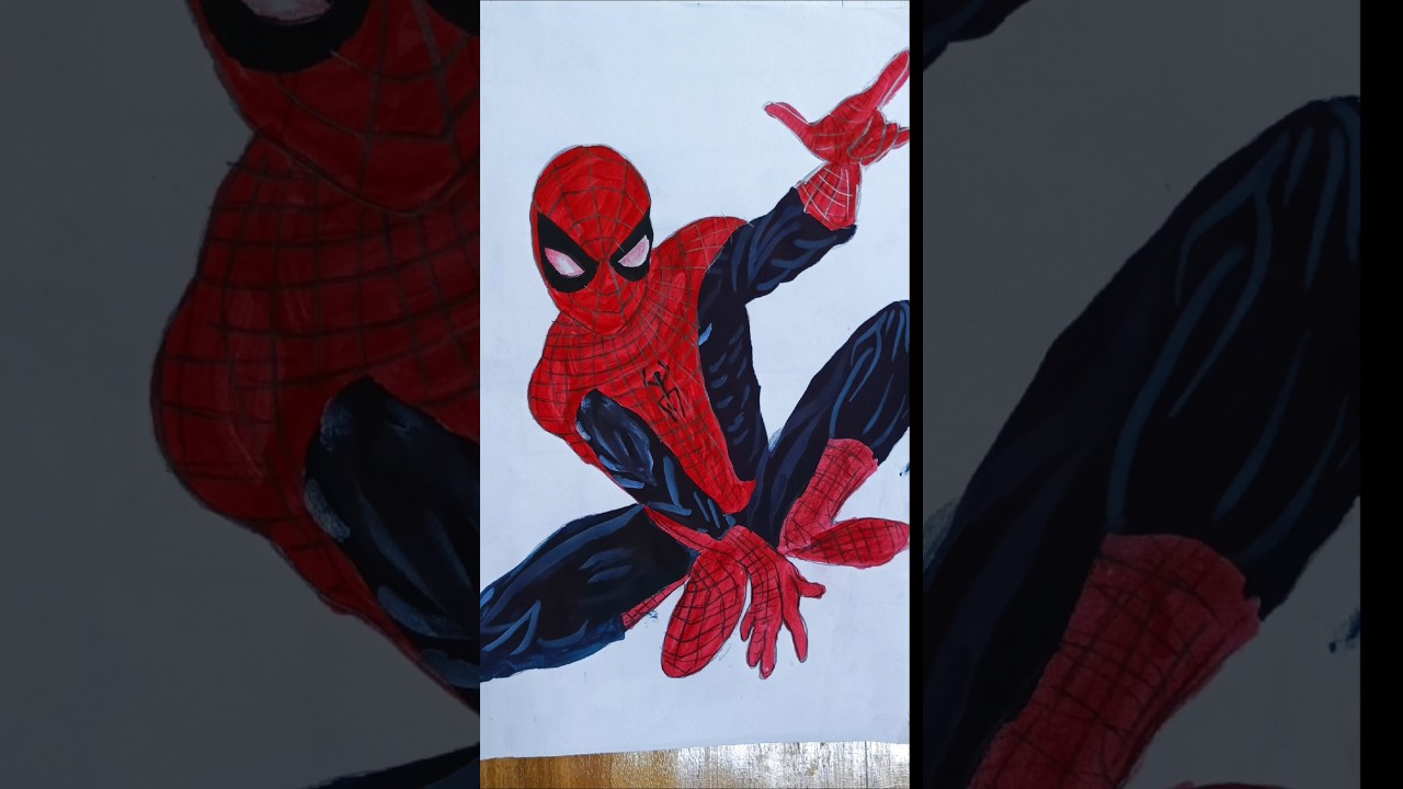 spider Man Drawing tutorial