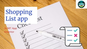 Shopping list app developing in MIT App inventor Part-1