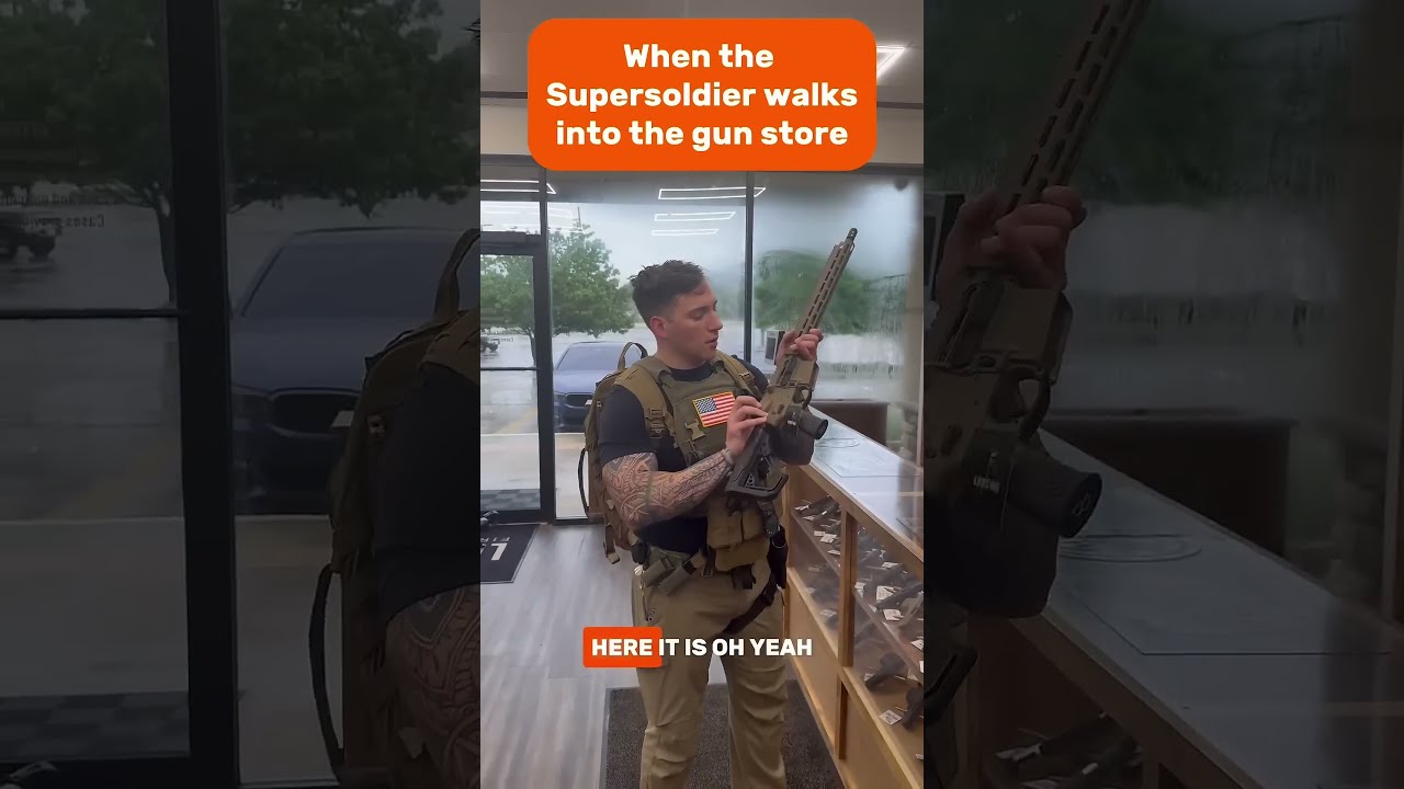 When A Super Soldier Walks Into The Gun Store Via LouisianaFirearms 