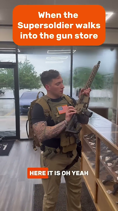 When a Super Soldier walks into the gun store... (via: @LouisianaFirearms)